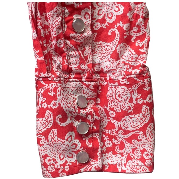 Reata Western Wear Shirt Men Paisley AOP Pearl Snaps Contract Cuff Rodeo Country - Picture 4 of 10